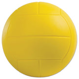 Champion Sports Coated Foam Sport Ball, For Soccer, Playground Size, Yellow freeshipping - TVN Wholesale