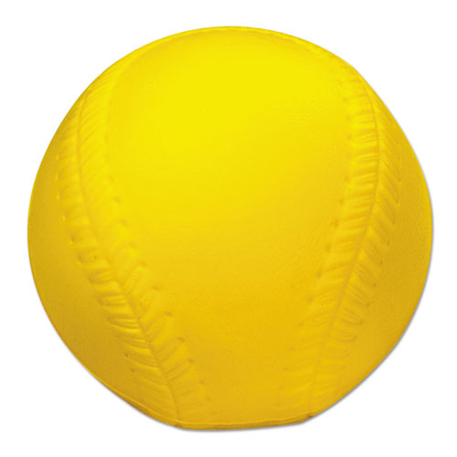 Champion Sports Coated Foam Sport Ball, For Soccer, Playground Size, Yellow freeshipping - TVN Wholesale