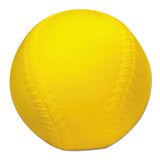 Champion Sports Coated Foam Sport Ball, For Soccer, Playground Size, Yellow freeshipping - TVN Wholesale