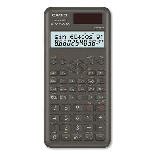 Casio® Fx-300msplus2 Scientific Calculator, 12-digit Lcd freeshipping - TVN Wholesale