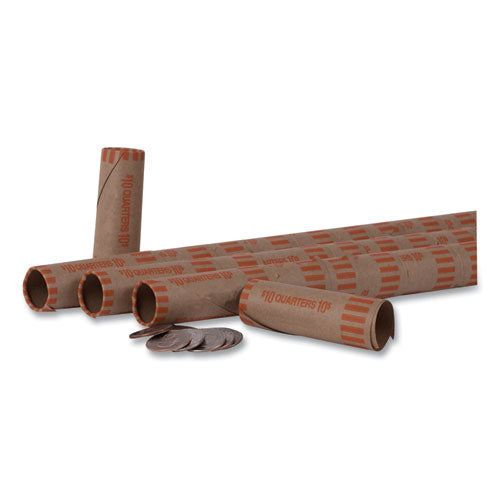 Pap-R Products Preformed Tubular Coin Wrappers, Quarters, $10, 1000 Wrappers-box freeshipping - TVN Wholesale