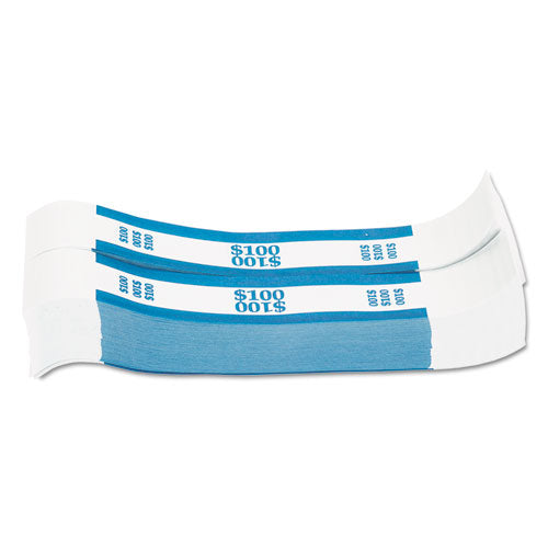 Pap-R Products Currency Straps, Blue, $100 In Dollar Bills, 1000 Bands-pack freeshipping - TVN Wholesale