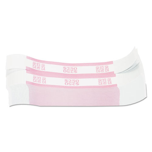 Pap-R Products Currency Straps, Pink, $250 In Dollar Bills, 1000 Bands-pack freeshipping - TVN Wholesale