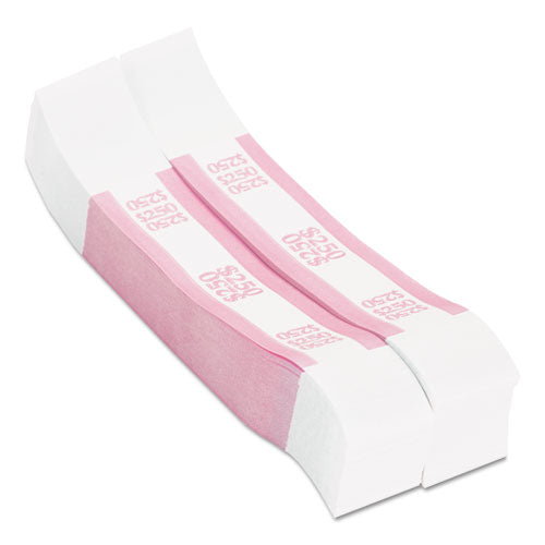Pap-R Products Currency Straps, Pink, $250 In Dollar Bills, 1000 Bands-pack freeshipping - TVN Wholesale