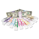 Pap-R Products Currency Straps, Violet, $2,000 In $20 Bills, 1000 Bands-pack freeshipping - TVN Wholesale