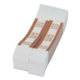 Pap-R Products Currency Straps, Brown, $5,000 In $50 Bills, 1000 Bands-pack freeshipping - TVN Wholesale