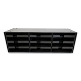 Huron Steel Rack, 12 Sections, 33.5 X 12 X 10.5, Black freeshipping - TVN Wholesale