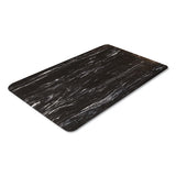 Crown Cushion-step Surface Mat, 36 X 60, Marbleized Rubber, Black freeshipping - TVN Wholesale