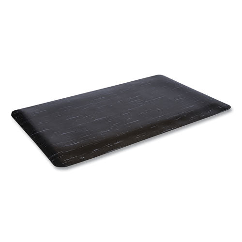 Crown Cushion-step Surface Mat, 36 X 72, Marbleized Rubber, Black freeshipping - TVN Wholesale