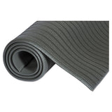 Crown Ribbed Vinyl Anti-fatigue Mat, 24 X 36, Black freeshipping - TVN Wholesale
