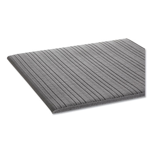 Crown Ribbed Anti-fatigue Mat, Vinyl, 36 X 120, Gray freeshipping - TVN Wholesale