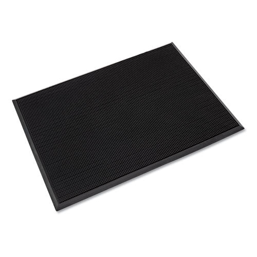 Crown Mat-a-dor Entrance-scraper Mat, Rubber, 24 X 32, Black freeshipping - TVN Wholesale