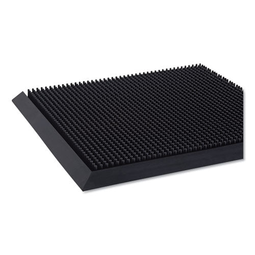 Crown Mat-a-dor Entrance-scraper Mat, Rubber, 24 X 32, Black freeshipping - TVN Wholesale