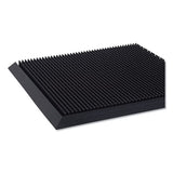 Crown Mat-a-dor Entrance-scraper Mat, Rubber, 24 X 32, Black freeshipping - TVN Wholesale