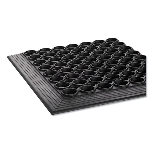 Crown Safewalk-light Drainage Safety Mat, Rubber, 36 X 60, Black freeshipping - TVN Wholesale