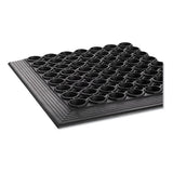 Crown Safewalk-light Drainage Safety Mat, Rubber, 36 X 60, Black freeshipping - TVN Wholesale