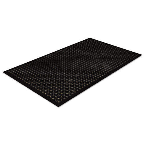 Crown Safewalk-light Drainage Safety Mat, Rubber, 36 X 60, Black freeshipping - TVN Wholesale