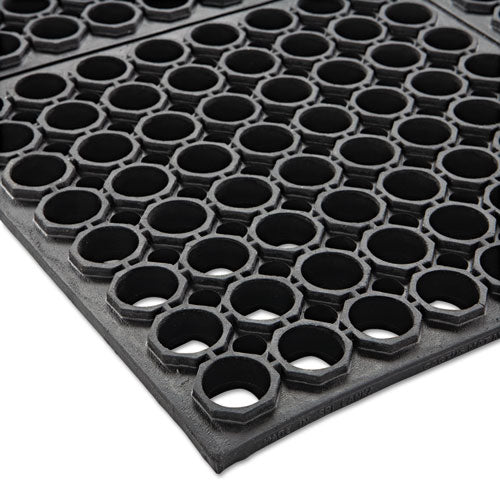 Crown Safewalk Heavy-duty Anti-fatigue Drainage Mat, General Purpose, 36 X 60, Black freeshipping - TVN Wholesale