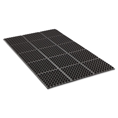 Crown Safewalk Heavy-duty Anti-fatigue Drainage Mat, General Purpose, 36 X 60, Black freeshipping - TVN Wholesale