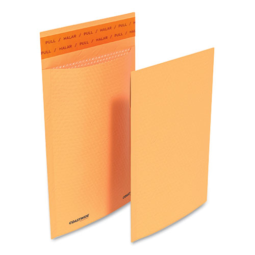 Coastwide Professional™ Self-sealing Kraft Bubble Mailer, #0, Square Flap, Self-adhesive Closure, 6.75 X 9, Golden Brown Kraft, 250-pack freeshipping - TVN Wholesale