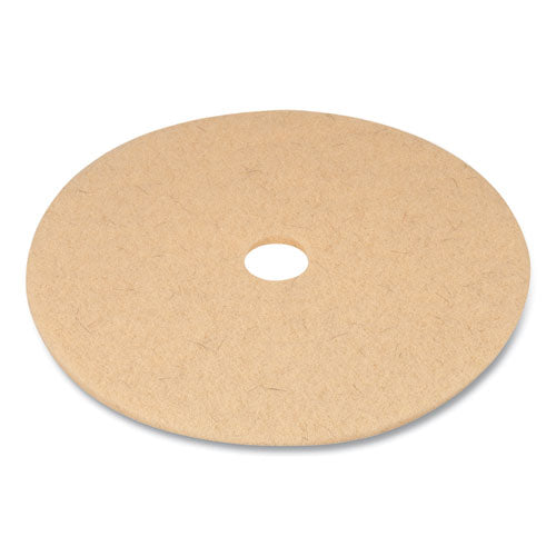 Coastwide Professional™ Burnishing Floor Pads, 27" Diameter, Tan, 5-carton freeshipping - TVN Wholesale