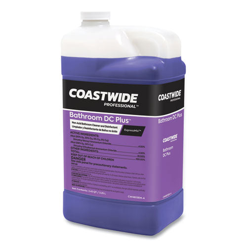 Coastwide Professional™ Bathroom Dc Plus Cleaner And Disinfectant Concentrate For Expressmix, Fresh Scent, 110 Oz Bottle, 2-carton freeshipping - TVN Wholesale