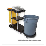 Coastwide Professional™ Click-connect Waste Receptacle Dolly, Female End, For 32-44 Gal Receptacles, 22.25 X 20.3 X 6.6, Black freeshipping - TVN Wholesale