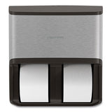 Coastwide Professional™ J-series Quad Bath Tissue Dispenser, 13.52 X 7.51 X 14.66, Black Metallic freeshipping - TVN Wholesale