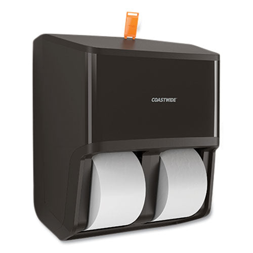 Coastwide Professional™ J-series Quad Bath Tissue Dispenser, 13.52 X 7.51 X 14.66, Black freeshipping - TVN Wholesale