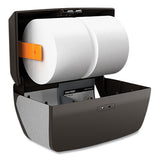Coastwide Professional™ J-series Duo Bath Tissue Dispenser, 11.49 X 6.9 X 7.55, Black-metallic freeshipping - TVN Wholesale