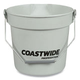 Coastwide Professional™ Plastic Bucket, 10 Qt, Gray freeshipping - TVN Wholesale
