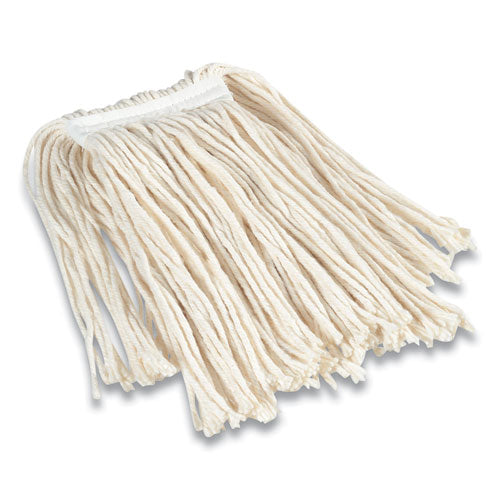Coastwide Professional™ Cut-end Wet Mop Head, Cotton, #16, 1" Headband, White freeshipping - TVN Wholesale