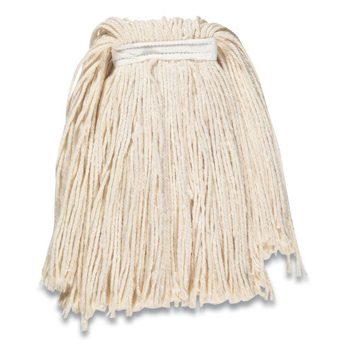 Coastwide Professional™ Cut-end Wet Mop Head, Cotton, #20, 1" Headband, White freeshipping - TVN Wholesale