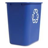 Coastwide Professional™ Open Top Indoor Recycling Container, Plastic, 7 Gal, Blue freeshipping - TVN Wholesale