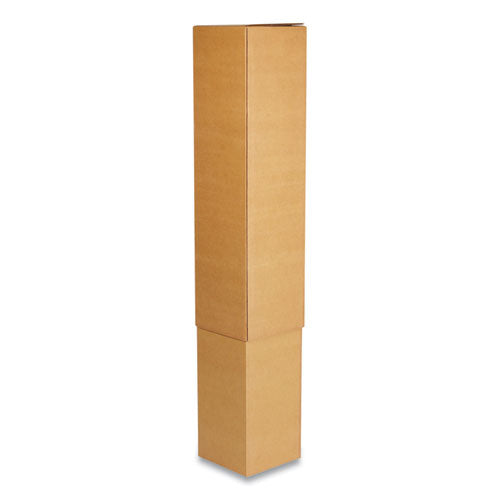 Coastwide Professional™ Telescoping Outer Boxes, 200 Lb Mullen Rated, Half Slotted Container, 6 X 6 X 48 To 90, Brown Kraft, 25-bundle freeshipping - TVN Wholesale