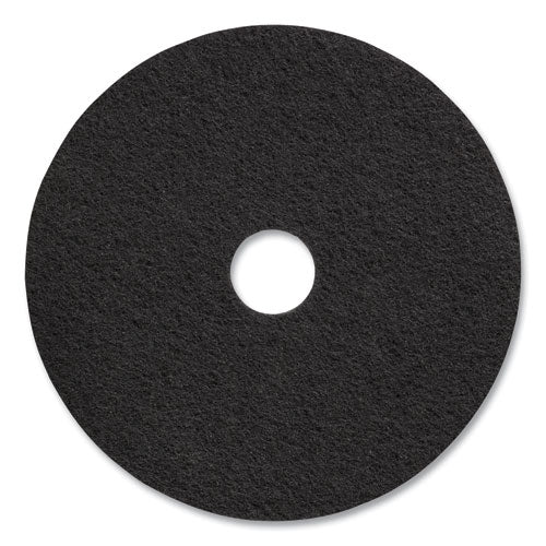 Coastwide Professional™ Stripping Floor Pads, 20" Diameter, Black, 5-carton freeshipping - TVN Wholesale