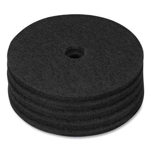 Coastwide Professional™ Stripping Floor Pads, 20" Diameter, Black, 5-carton freeshipping - TVN Wholesale