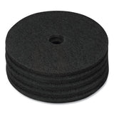 Coastwide Professional™ Stripping Floor Pads, 20" Diameter, Black, 5-carton freeshipping - TVN Wholesale