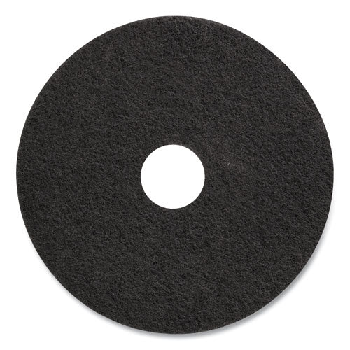 Coastwide Professional™ Stripping Floor Pads, 17" Diameter, Black, 5-carton freeshipping - TVN Wholesale