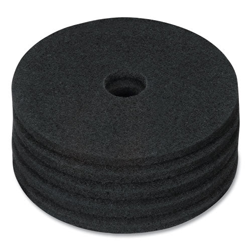 Coastwide Professional™ Stripping Floor Pads, 17" Diameter, Black, 5-carton freeshipping - TVN Wholesale