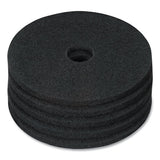 Coastwide Professional™ Stripping Floor Pads, 17" Diameter, Black, 5-carton freeshipping - TVN Wholesale