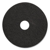 Coastwide Professional™ Stripping Floor Pads, 17" Diameter, Black, 5-carton freeshipping - TVN Wholesale