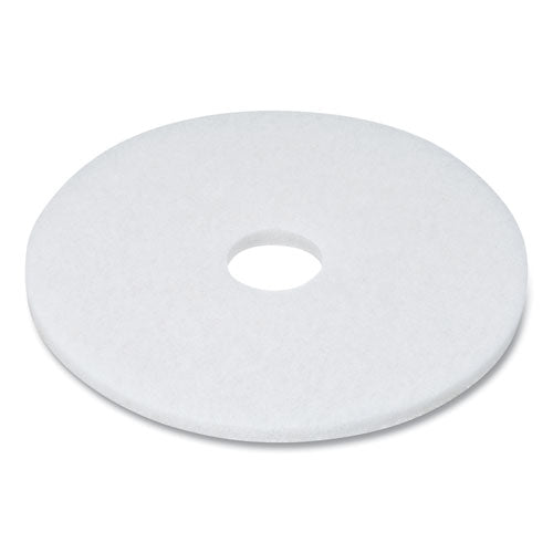 Coastwide Professional™ Polishing Floor Pads, 17" Diameter, White, 5-carton freeshipping - TVN Wholesale