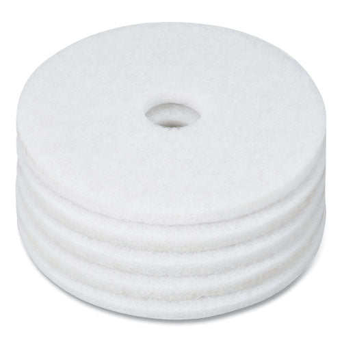 Coastwide Professional™ Polishing Floor Pads, 17" Diameter, White, 5-carton freeshipping - TVN Wholesale