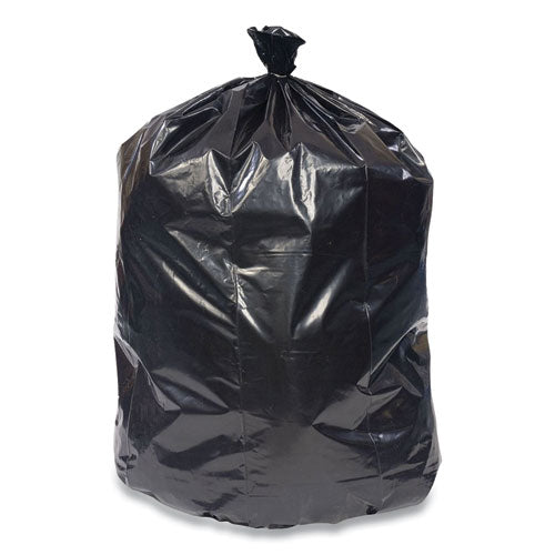 Coastwide Professional™ Reprocessed Resin Can Liners, 56 Gal, 1.8 Mil, 43" X 47", Black, 100-carton freeshipping - TVN Wholesale