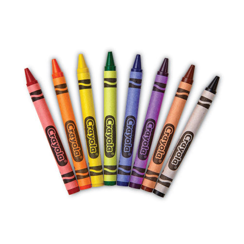 Crayola® Classic Color Crayons, Tuck Box, 8 Colors freeshipping - TVN Wholesale