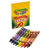 Crayola® Classic Color Crayons, Tuck Box, 8 Colors freeshipping - TVN Wholesale
