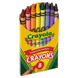Crayola® Classic Color Crayons, Tuck Box, 8 Colors freeshipping - TVN Wholesale