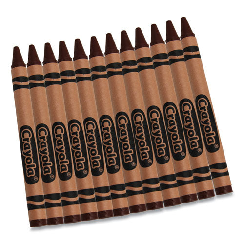 Crayola® Bulk Crayons, Brown, 12-box freeshipping - TVN Wholesale