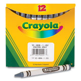 Crayola® Bulkl Crayons, Gray, 12-box freeshipping - TVN Wholesale